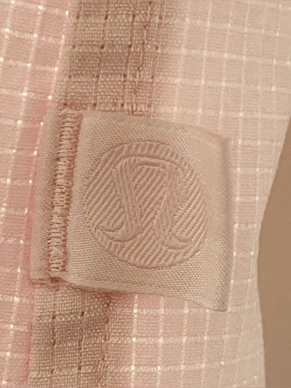 LULULEMON Athletica NWOT Men’s Down To The Wire Stretch Short Sleeve Shirt -Pink - Picture 7 of 12